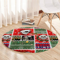 skeleton-santa-claus-round-carpet-moodboard-skull-ugly-christmas