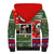 Skeleton Santa Claus Sherpa Hoodie Moodboard Skull Ugly Christmas - Wonder Print Shop
