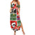 Skeleton Santa Claus Summer Maxi Dress Moodboard Skull Ugly Christmas - Wonder Print Shop