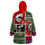 Skeleton Santa Claus Wearable Blanket Hoodie Moodboard Skull Ugly Christmas - Wonder Print Shop