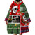Skeleton Santa Claus Wearable Blanket Hoodie Moodboard Skull Ugly Christmas - Wonder Print Shop