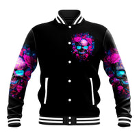 Sugar Skull Baseball Jacket My Attitude Is As Big As My Butt You've Been Warned - Wonder Print Shop