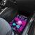 Sugar Skull Car Mats My Attitude Is As Big As My Butt You've Been Warned - Wonder Print Shop