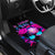 Sugar Skull Car Mats My Attitude Is As Big As My Butt You've Been Warned - Wonder Print Shop