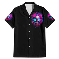 Sugar Skull Family Matching Mermaid Dress and Hawaiian Shirt My Attitude Is As Big As My Butt You've Been Warned - Wonder Print Shop