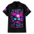 Sugar Skull Family Matching Summer Maxi Dress and Hawaiian Shirt My Attitude Is As Big As My Butt You've Been Warned - Wonder Print Shop