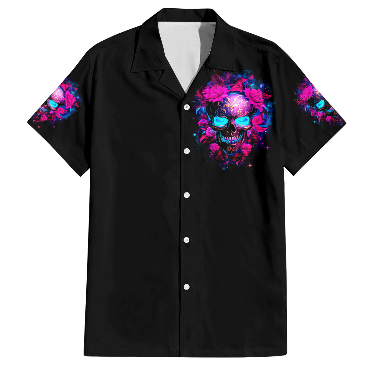 Sugar Skull Family Matching Tank Maxi Dress and Hawaiian Shirt My Attitude Is As Big As My Butt You've Been Warned - Wonder Print Shop