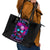 Sugar Skull Leather Tote Bag My Attitude Is As Big As My Butt You've Been Warned - Wonder Print Shop