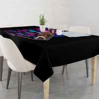 Sugar Skull Tablecloth My Attitude Is As Big As My Butt You've Been Warned - Wonder Print Shop