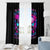 Sugar Skull Window Curtain My Attitude Is As Big As My Butt You've Been Warned - Wonder Print Shop