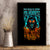 Flame Skull Canvas Wall Art Never Mistake My Kindness For Weakness The Beast In Me Is Sleeping Noe Dead - Wonder Print Shop