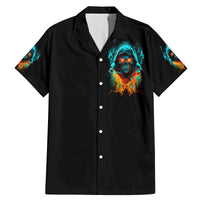 Flame Skull Family Matching Mermaid Dress and Hawaiian Shirt Never Mistake My Kindness For Weakness The Beast In Me Is Sleeping Noe Dead - Wonder Print Shop