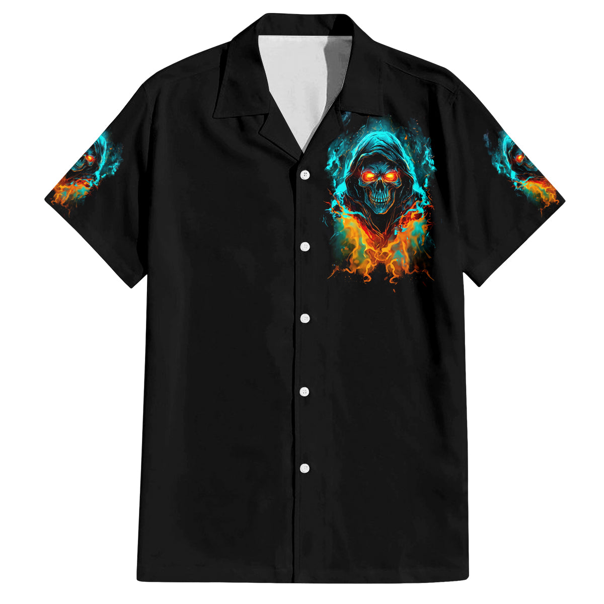 Flame Skull Family Matching Off Shoulder Maxi Dress and Hawaiian Shirt Never Mistake My Kindness For Weakness The Beast In Me Is Sleeping Noe Dead - Wonder Print Shop