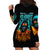 Flame Skull Hoodie Dress Never Mistake My Kindness For Weakness The Beast In Me Is Sleeping Noe Dead - Wonder Print Shop