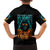 Flame Skull Kid Hawaiian Shirt Never Mistake My Kindness For Weakness The Beast In Me Is Sleeping Noe Dead - Wonder Print Shop