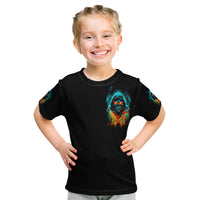 Flame Skull Kid T Shirt Never Mistake My Kindness For Weakness The Beast In Me Is Sleeping Noe Dead - Wonder Print Shop