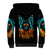 Flame Skull Sherpa Hoodie Never Mistake My Kindness For Weakness The Beast In Me Is Sleeping Noe Dead - Wonder Print Shop