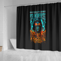flame-skull-shower-curtain-never-mistake-my-kindness-for-weakness-the-beast-in-me-is-sleeping-noe-dead