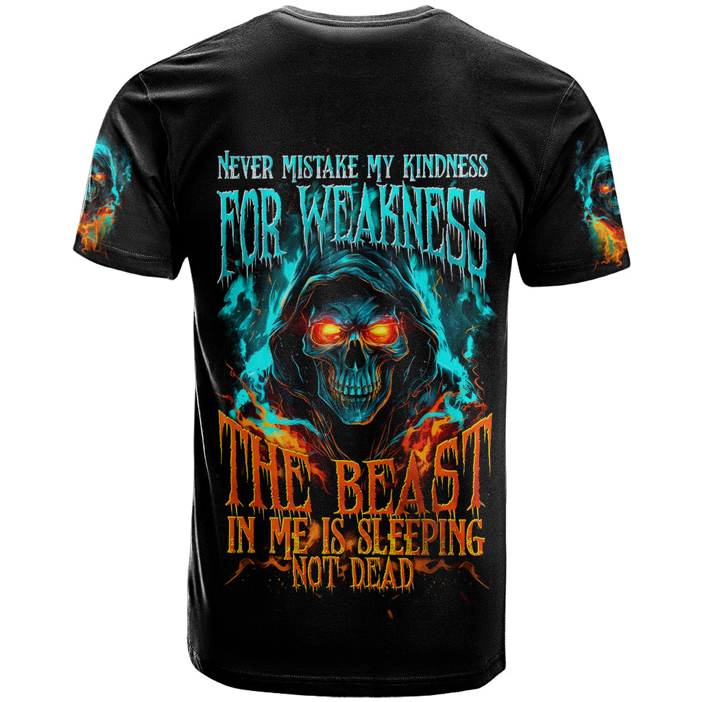 flame-skull-t-shirt-never-mistake-my-kindness-for-weakness-the-beast-in-me-is-sleeping-noe-dead