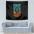 Flame Skull Tapestry Never Mistake My Kindness For Weakness The Beast In Me Is Sleeping Noe Dead - Wonder Print Shop
