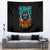 Flame Skull Tapestry Never Mistake My Kindness For Weakness The Beast In Me Is Sleeping Noe Dead - Wonder Print Shop