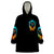 Flame Skull Wearable Blanket Hoodie Never Mistake My Kindness For Weakness The Beast In Me Is Sleeping Noe Dead - Wonder Print Shop