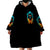 Flame Skull Wearable Blanket Hoodie Never Mistake My Kindness For Weakness The Beast In Me Is Sleeping Noe Dead - Wonder Print Shop