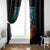 Flame Skull Window Curtain Never Mistake My Kindness For Weakness The Beast In Me Is Sleeping Noe Dead - Wonder Print Shop