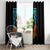 Flame Skull Window Curtain Never Mistake My Kindness For Weakness The Beast In Me Is Sleeping Noe Dead - Wonder Print Shop