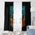 Flame Skull Window Curtain Never Mistake My Kindness For Weakness The Beast In Me Is Sleeping Noe Dead - Wonder Print Shop