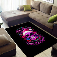 Sugar Skull Santa Area Rug I Wan't To Be A Nice Person But Everyone Is Just So Stupid - Wonder Print Shop