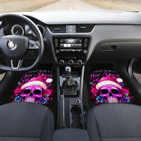 Sugar Skull Santa Car Mats I Wan't To Be A Nice Person But Everyone Is Just So Stupid - Wonder Print Shop
