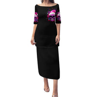 Sugar Skull Santa Family Matching Puletasi Dress and Hawaiian Shirt I Wan't To Be A Nice Person But Everyone Is Just So Stupid - Wonder Print Shop