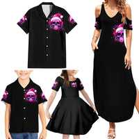 Sugar Skull Santa Family Matching Summer Maxi Dress and Hawaiian Shirt I Wan't To Be A Nice Person But Everyone Is Just So Stupid - Wonder Print Shop