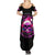 Sugar Skull Santa Family Matching Summer Maxi Dress and Hawaiian Shirt I Wan't To Be A Nice Person But Everyone Is Just So Stupid - Wonder Print Shop