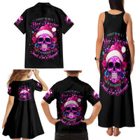 Sugar Skull Santa Family Matching Tank Maxi Dress and Hawaiian Shirt I Wan't To Be A Nice Person But Everyone Is Just So Stupid - Wonder Print Shop