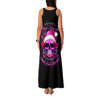 Sugar Skull Santa Family Matching Tank Maxi Dress and Hawaiian Shirt I Wan't To Be A Nice Person But Everyone Is Just So Stupid - Wonder Print Shop
