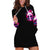 Sugar Skull Santa Hoodie Dress I Wan't To Be A Nice Person But Everyone Is Just So Stupid - Wonder Print Shop