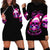 Sugar Skull Santa Hoodie Dress I Wan't To Be A Nice Person But Everyone Is Just So Stupid - Wonder Print Shop