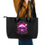 Sugar Skull Santa Leather Tote Bag I Wan't To Be A Nice Person But Everyone Is Just So Stupid - Wonder Print Shop