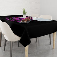 Sugar Skull Santa Tablecloth I Wan't To Be A Nice Person But Everyone Is Just So Stupid - Wonder Print Shop
