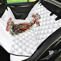 Skeleton Santa Claus Back Car Seat Cover On The Naughty List And I Regret Nothing - Wonder Print Shop