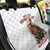 Skeleton Santa Claus Back Car Seat Cover On The Naughty List And I Regret Nothing - Wonder Print Shop