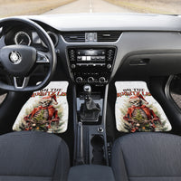 Skeleton Santa Claus Car Mats On The Naughty List And I Regret Nothing - Wonder Print Shop