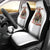 Skeleton Santa Claus Car Seat Cover On The Naughty List And I Regret Nothing - Wonder Print Shop