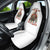 Skeleton Santa Claus Car Seat Cover On The Naughty List And I Regret Nothing - Wonder Print Shop