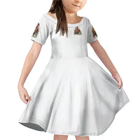 Skeleton Santa Claus Family Matching Mermaid Dress and Hawaiian Shirt On The Naughty List And I Regret Nothing - Wonder Print Shop