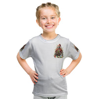 Skeleton Santa Claus Kid T Shirt On The Naughty List And I Regret Nothing - Wonder Print Shop