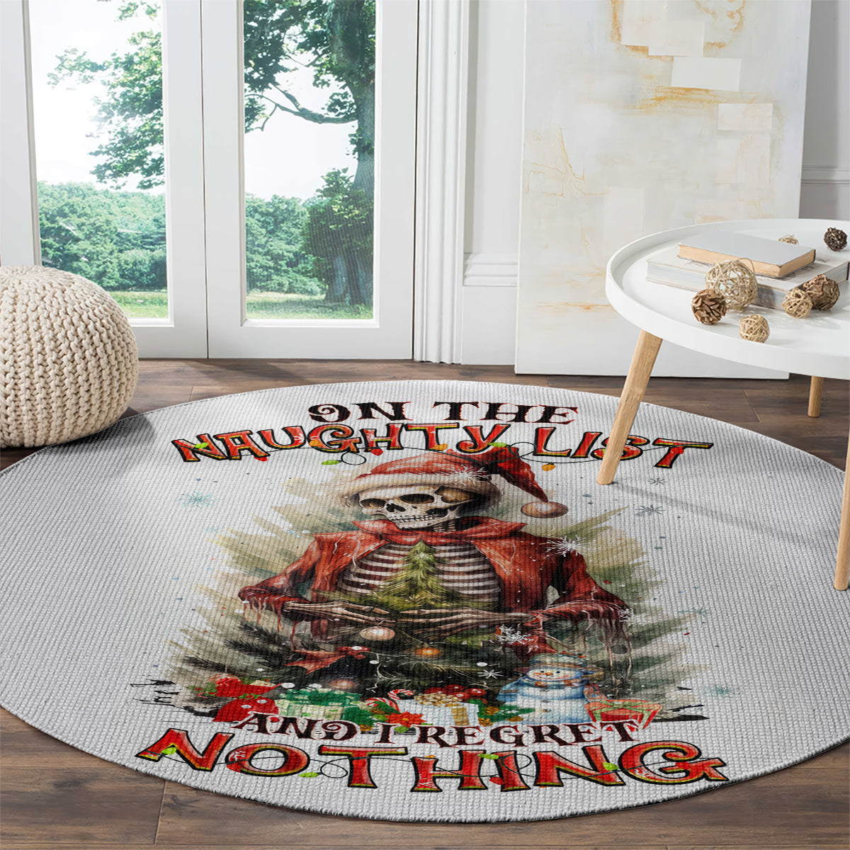 skeleton-santa-claus-round-carpet-on-the-naughty-list-and-i-regret-nothing