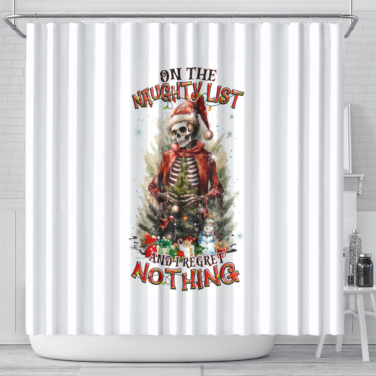 skeleton-santa-claus-shower-curtain-on-the-naughty-list-and-i-regret-nothing